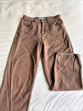 Motel Rock Low Rise Brown Straight Leg Jeans 🤎🪵☕️